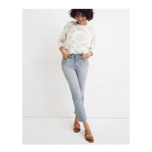 NWT MADEWELL The Curvy Perfect Vintage Jean in Blue  Size 30P $128